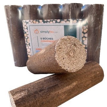 Palette gemischt: Pressholz + Box Brennholz 40cm