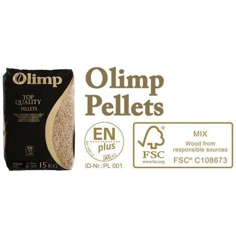 Olimp Holzpellets 6mm ENplus-A1, 65 x 15kg Palette