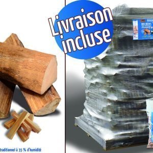 Brennholz – Scheite 40 cm, 3.32m³, 4.5 Ster + 16 Säcke Anzündholz